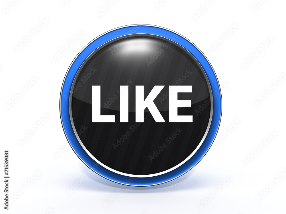 like circular icon on white background like circular icon on white background