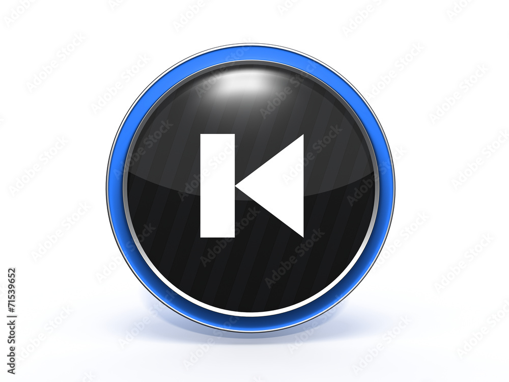 prev circular icon on white background prev circular icon on white background