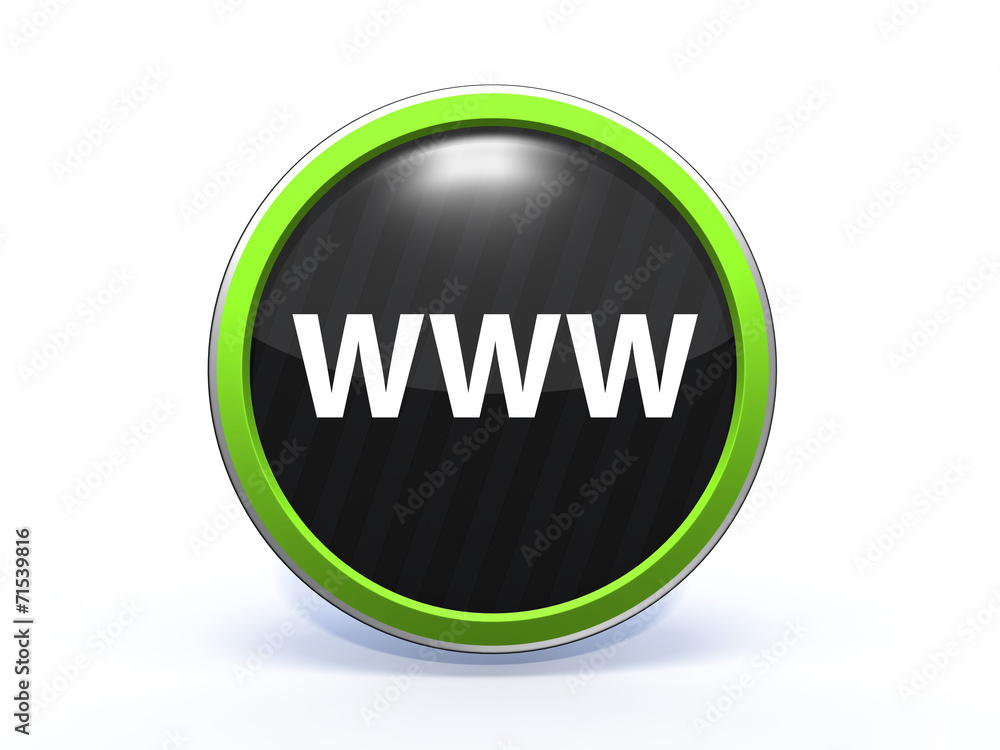 www circular icon on white background www circular icon on white background