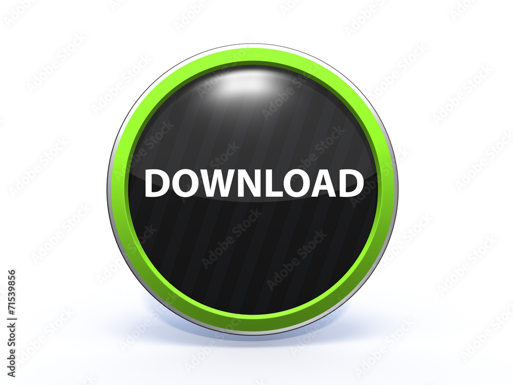 download circular icon on white background download circular icon on white background
