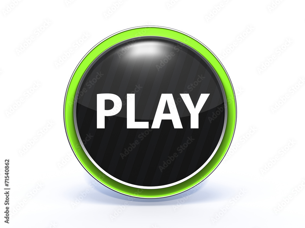 play circular icon on white background play circular icon on white background