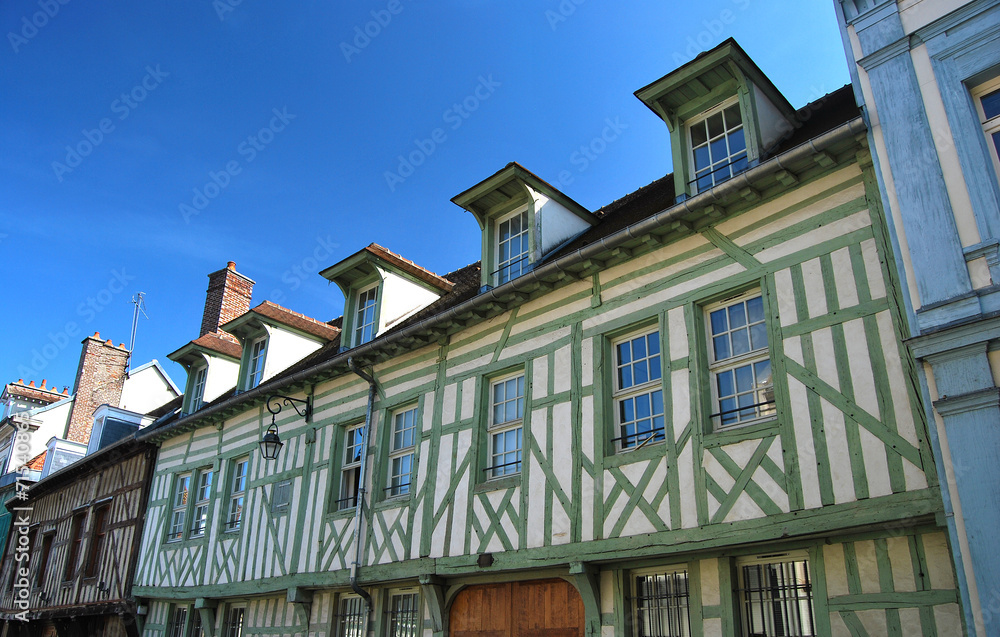 Maisons traditionnelles de Troyes