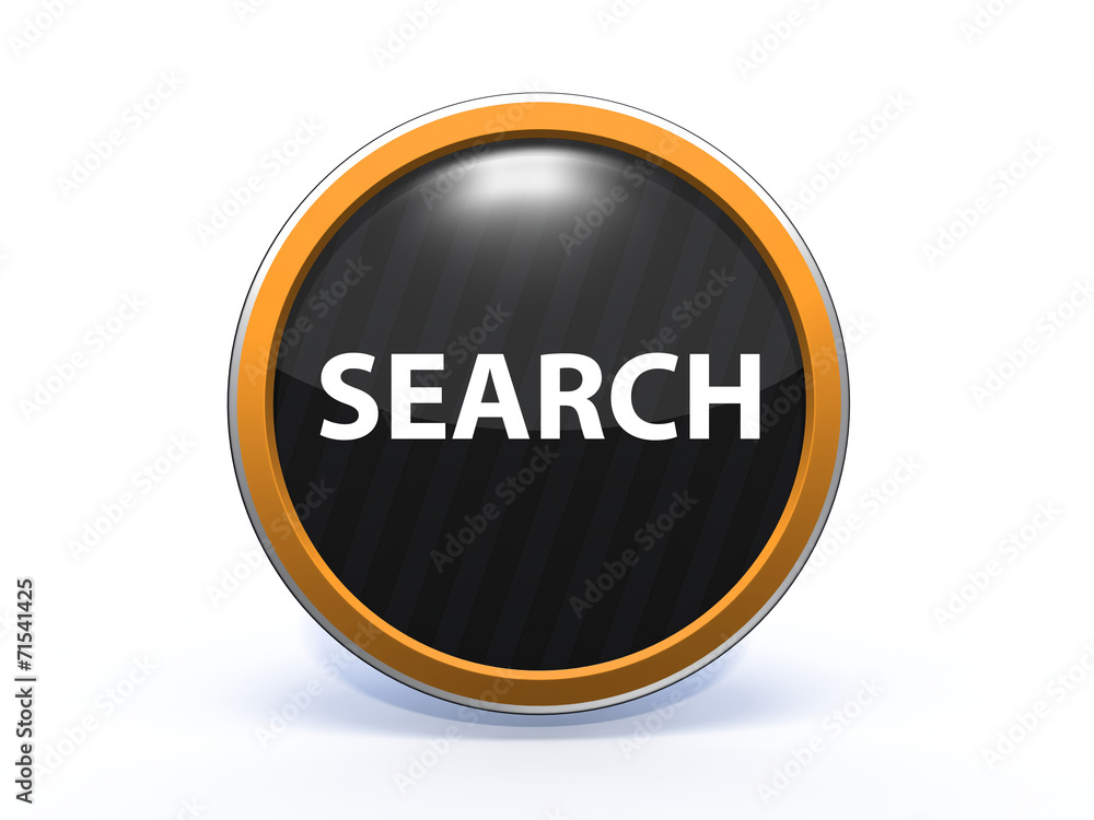 search circular icon on white background search circular icon on white background