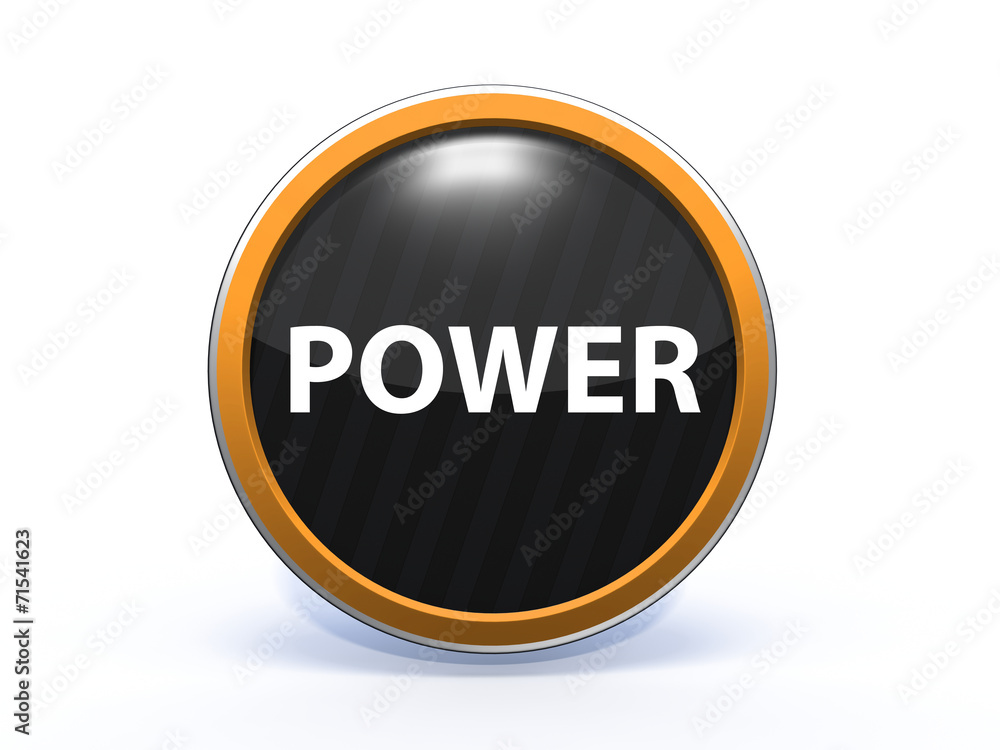 power circular icon on white background power circular icon on white background