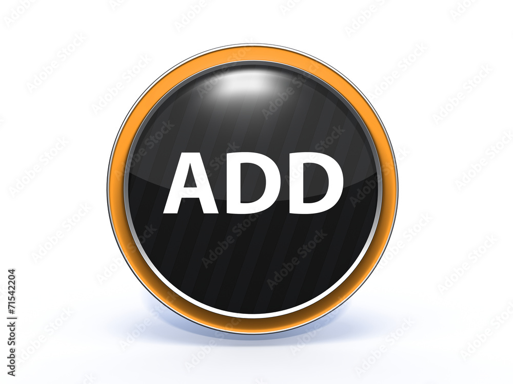 add circular icon on white background add circular icon on white background