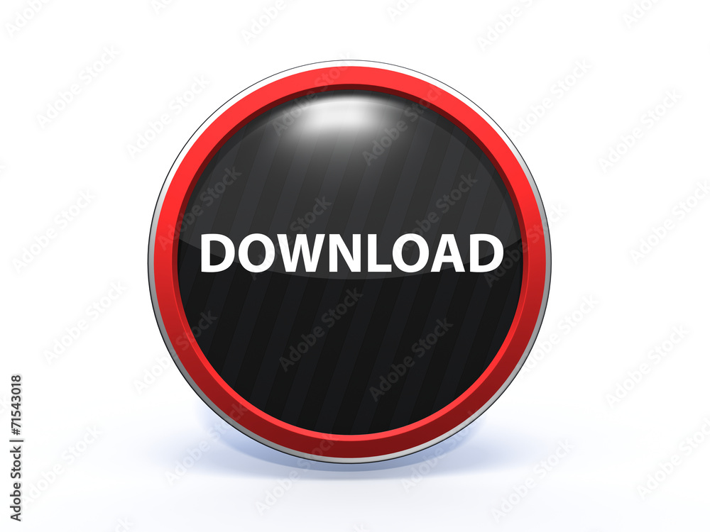 download circular icon on white background download circular icon on white background