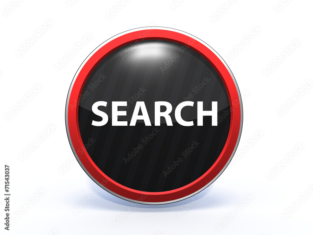 search circular icon on white background search circular icon on white background