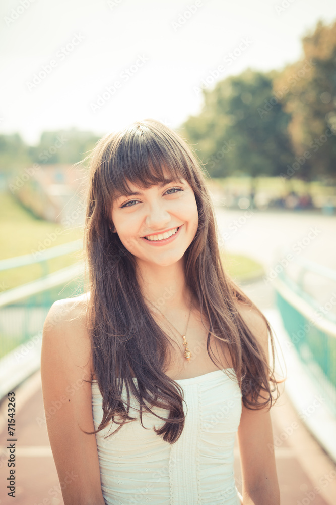 beautiful young woman with white dress beautiful young woman with white dress