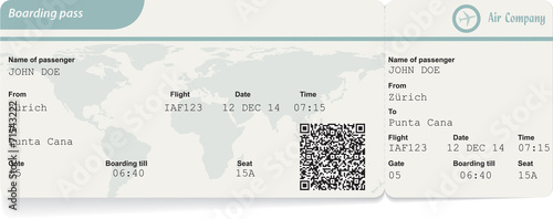 Variant of boarding pass