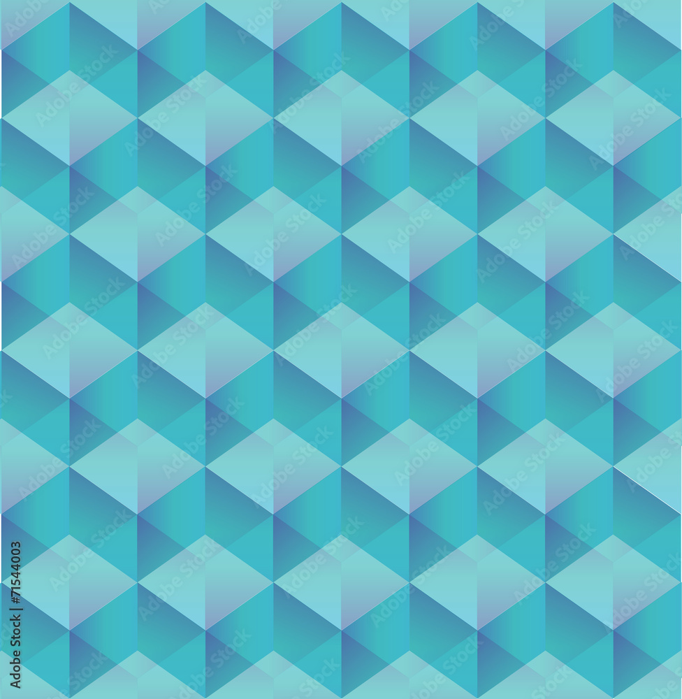 Fototapeta premium Blue geometric background