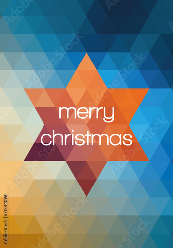 Weihnachtskarte Stern