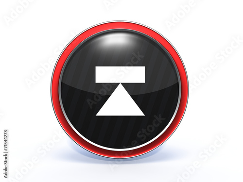 eject circular icon on white background Free Download eject circular icon on white background - GFXLoad