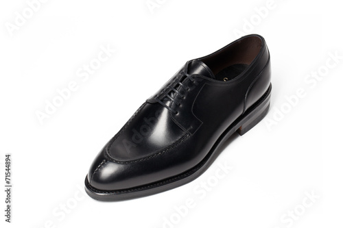 leather shoes on a white background