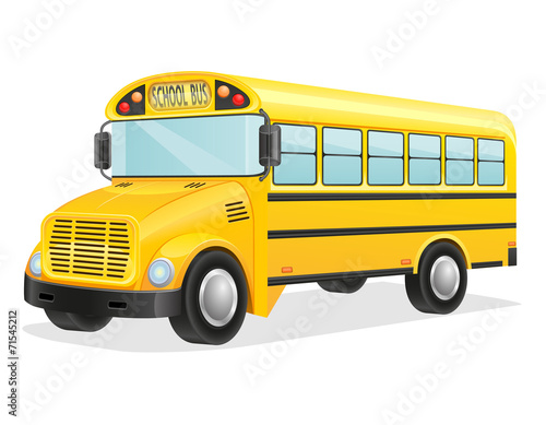 school bus vector illustration