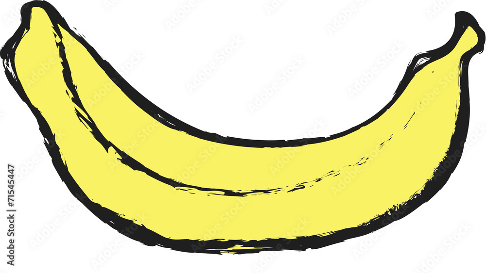doodle banana