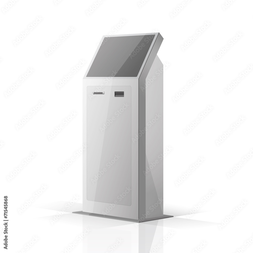 Payment terminal, pos vector illustration Payment terminal, pos vector illustration