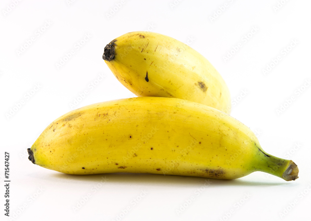 bananas on white background bananas on white background