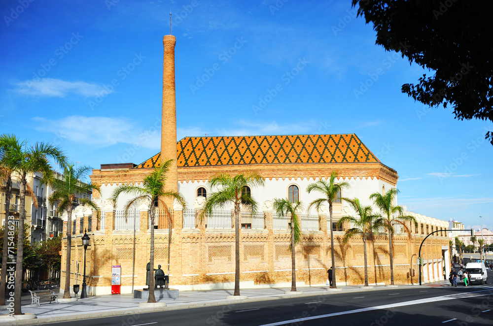 Fototapeta premium Antigua Fábrica de Tabacos, Cádiz, Andalucía, España