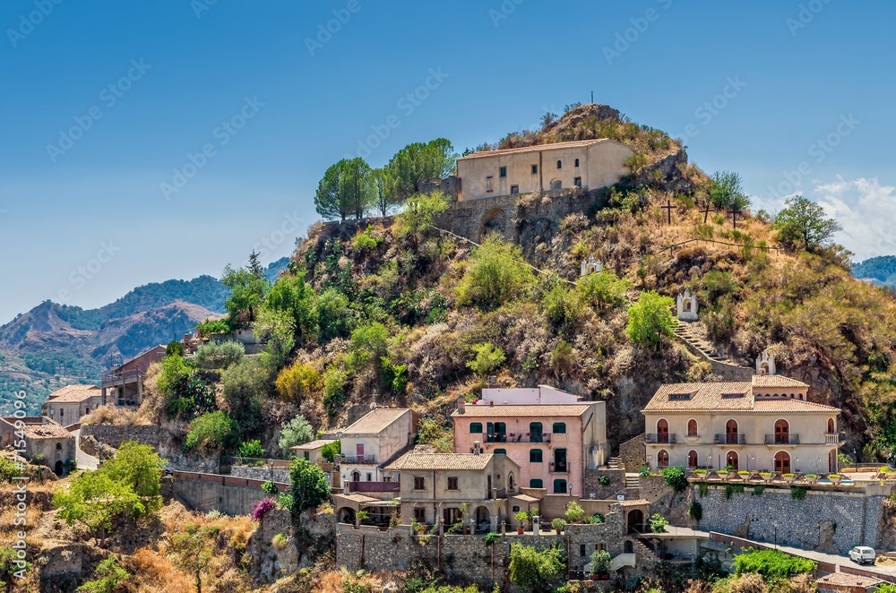 Sicilian picturesque village, Savoca,Sicily ,Italy.