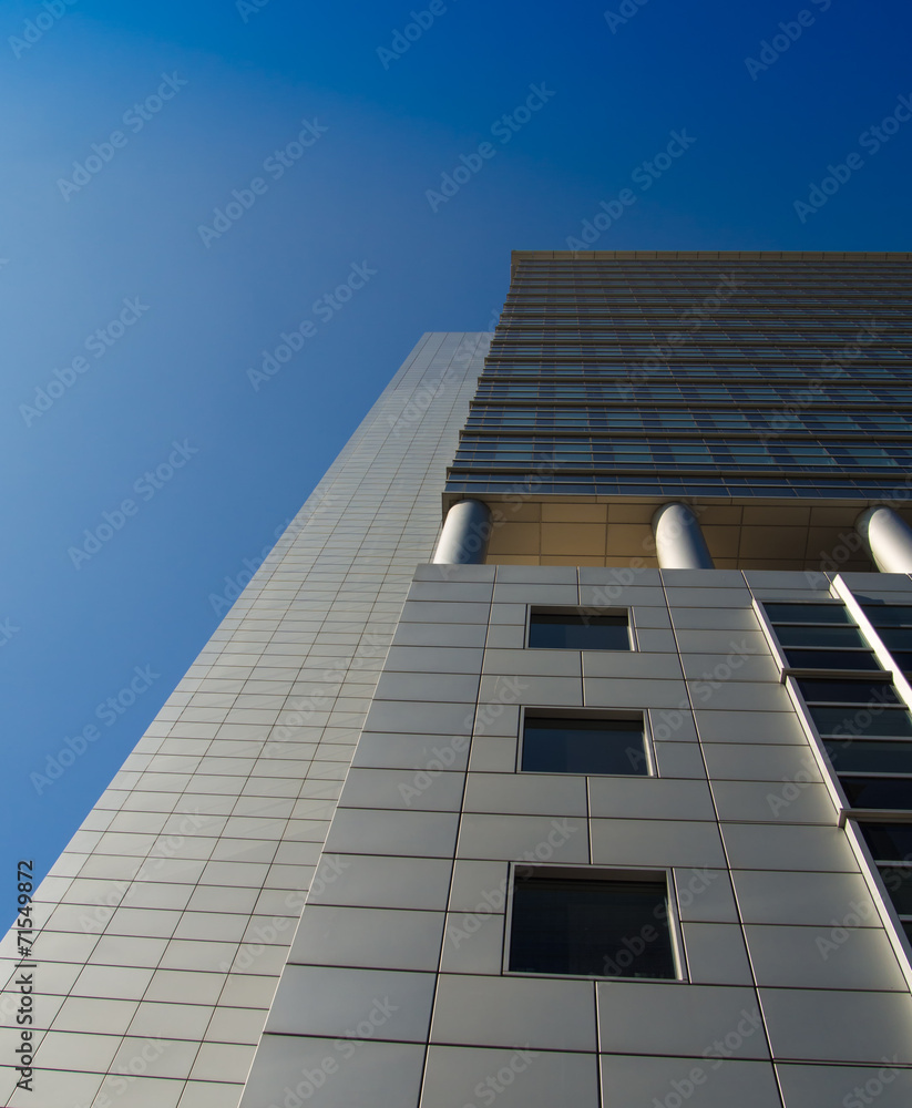 Details of a business building in Frankfurt, Germany Details of a business building in Frankfurt, Germany