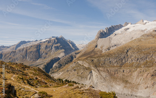 Riederalp, Bergdorf, Aletsch, Walliser Berge, Alpen, Schweiz