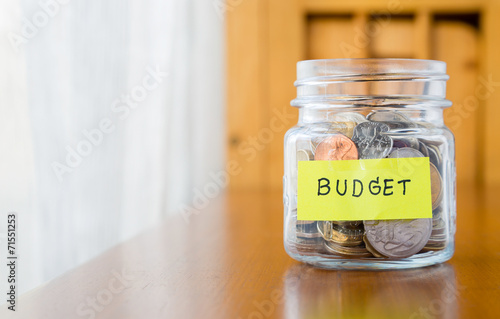 Budget planning and saving money photo