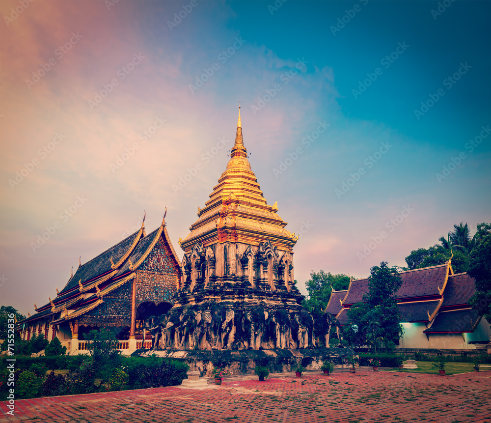 Wat Chedi Luang. Chiang Mai, Thailand