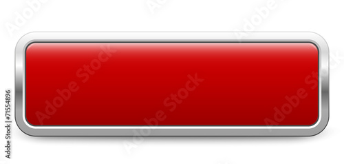 Long rectangular template - dark red metallic button