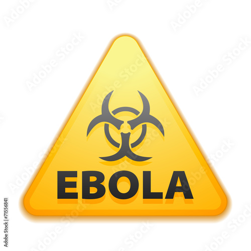 Ebola hazard sign