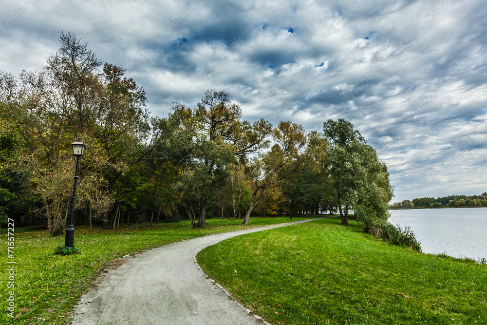Path in autumn park