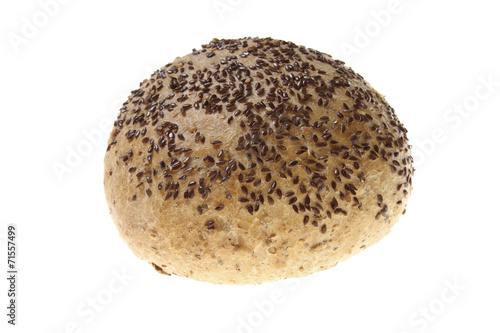 Bakery product photographed on isolated on white background