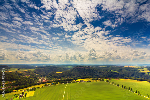 Blick von lilienstein photo