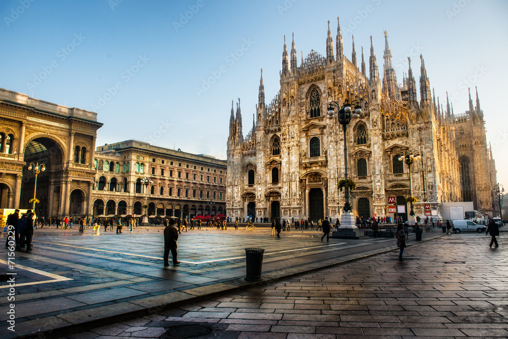 Milan Cathedral, Duomo and Vittorio Emanuele II Gallery, Italy