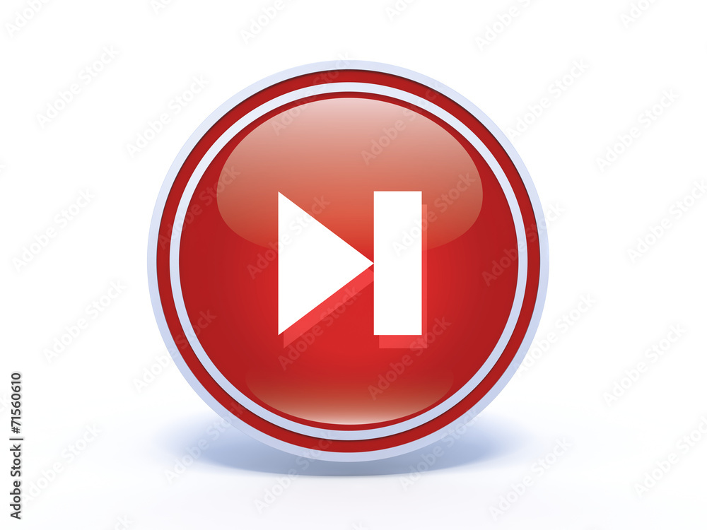 next circular icon on white background next circular icon on white background