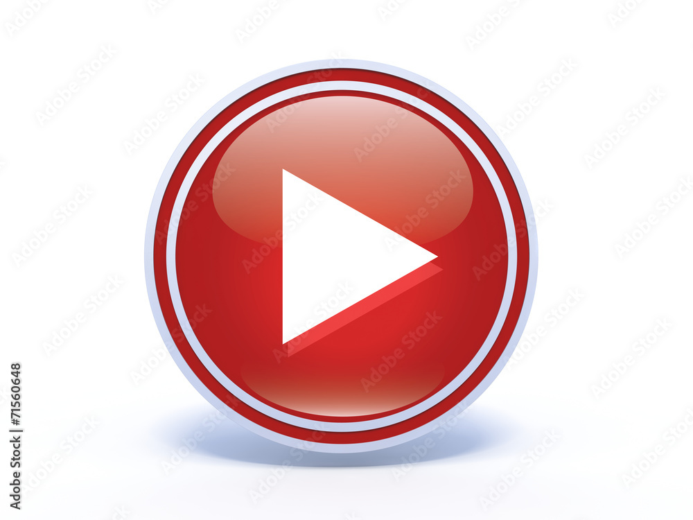 play circular icon on white background play circular icon on white background