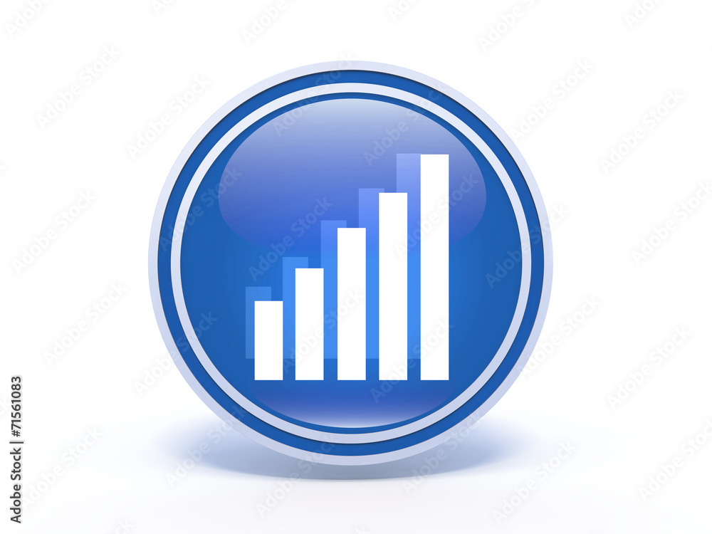 signal circular icon on white background signal circular icon on white background
