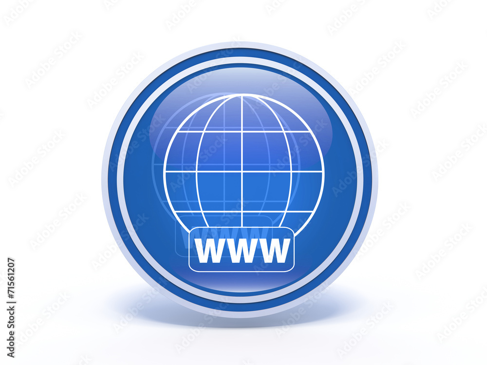www circular icon on white background www circular icon on white background