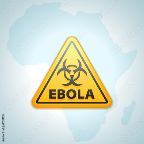 Ebola hazard sign
