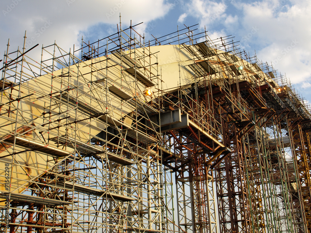 bridge under construction bridge under construction