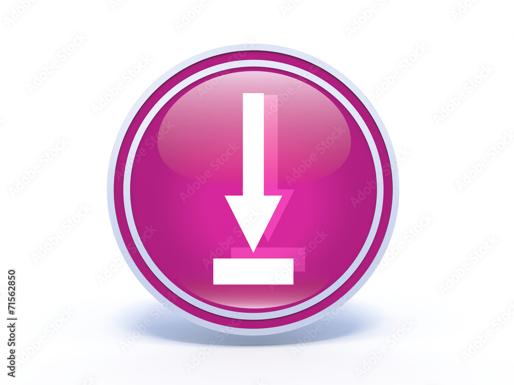 download circular icon on white background download circular icon on white background