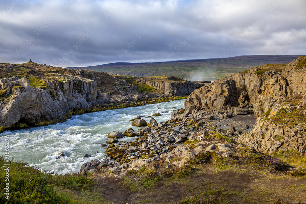 Landscape near Godafoss warerfall in Iceland2 Landscape near Godafoss warerfall in Iceland2