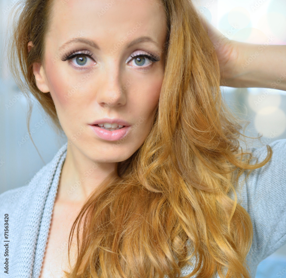 Obraz premium Long hair care