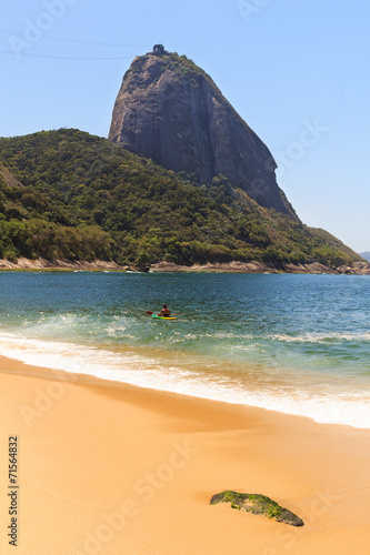 Mountain Sugarloaf Red beach (Praia Vermelha), Rio de janeiro, B