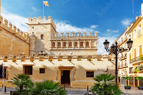 Historical place- Silk Exchange of Valencia.Spain. photo