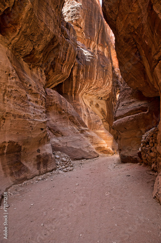 canyon Petra, Jordan,