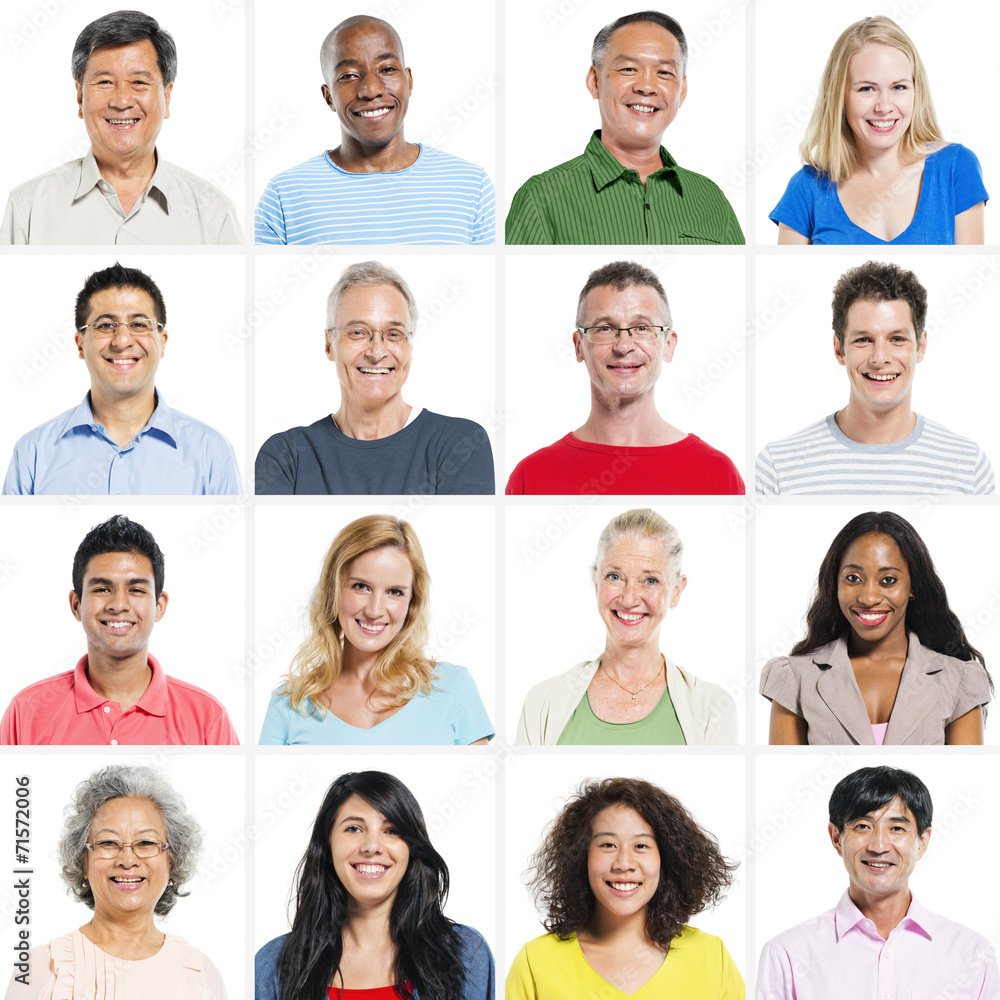 Group of Multi-ethnic People Group of Multi-ethnic People