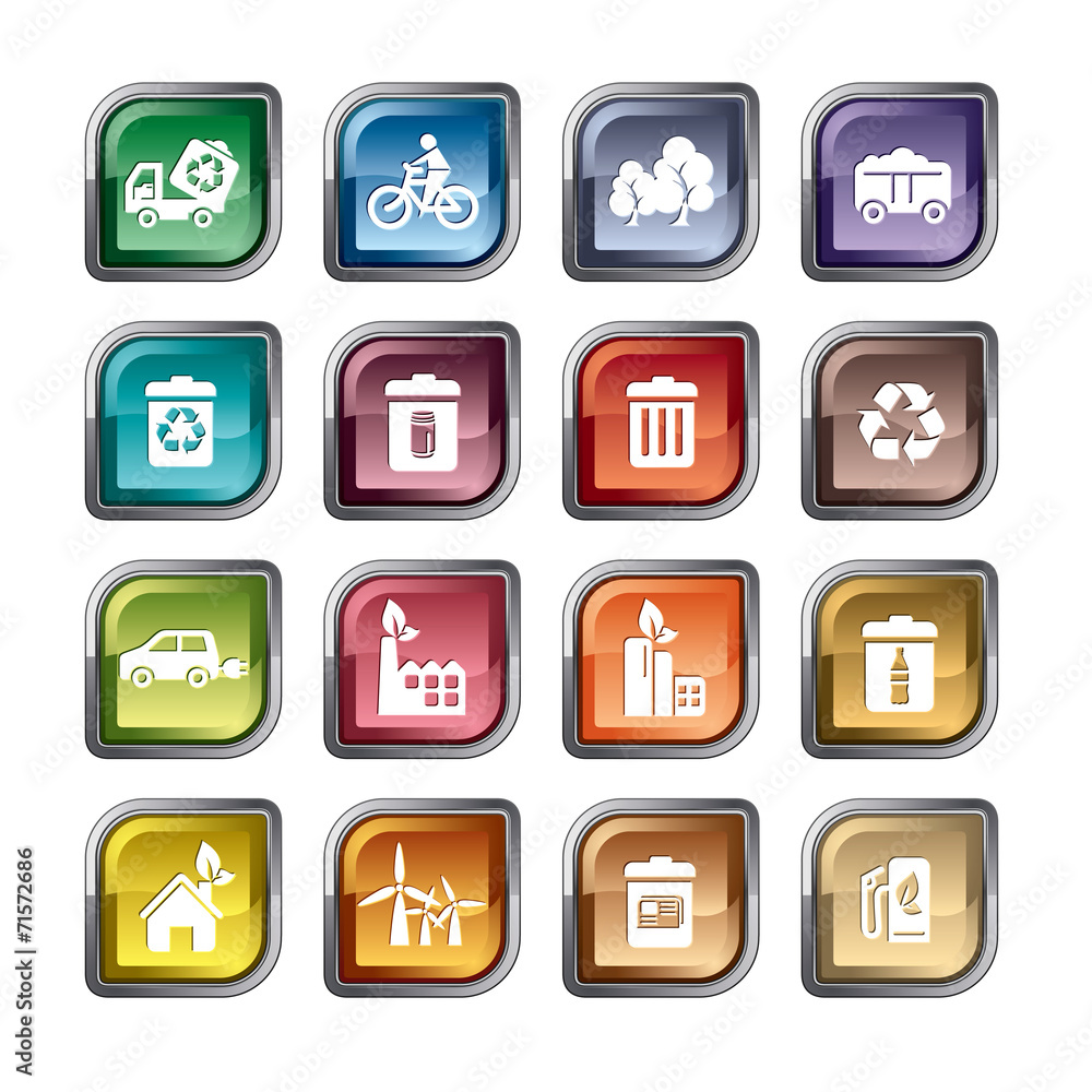 Environmental Protection Icons Environmental Protection Icons