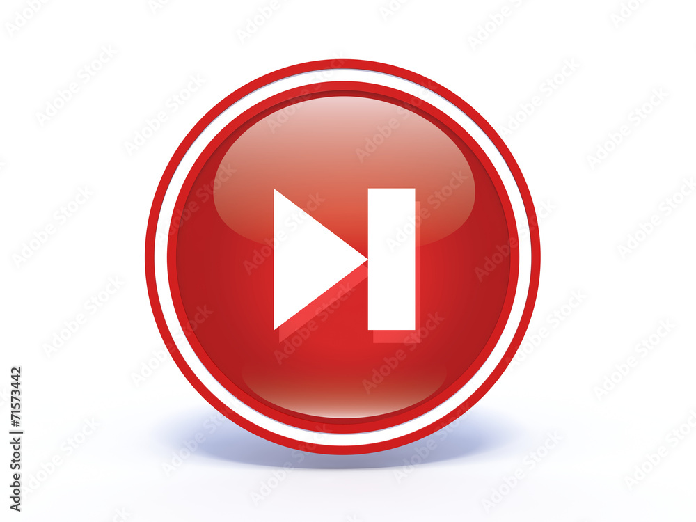 next circular icon on white background next circular icon on white background