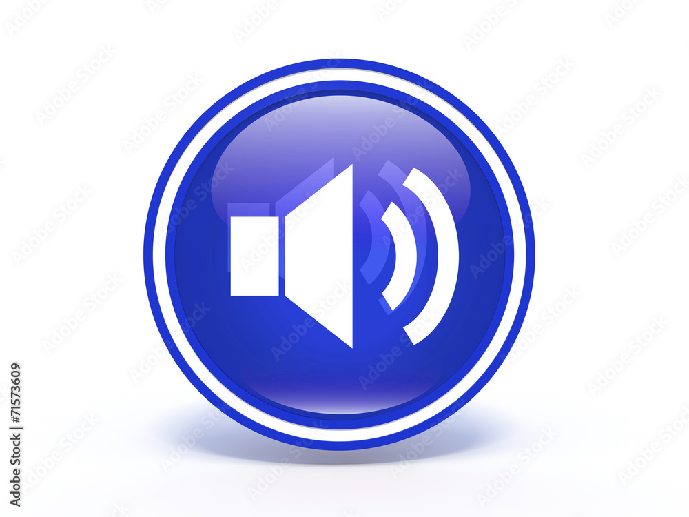 volume circular icon on white background volume circular icon on white background