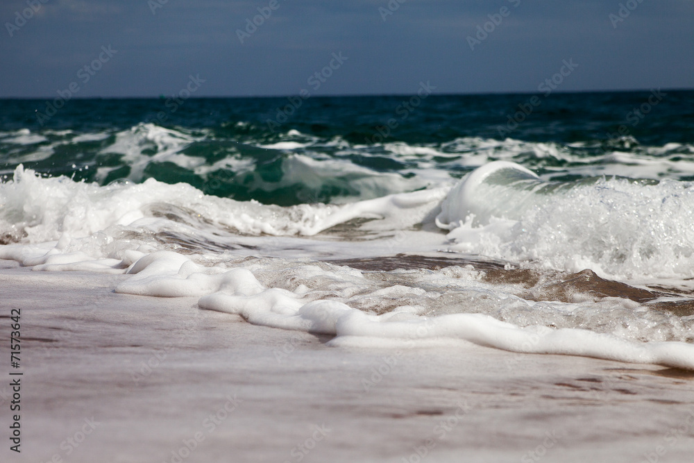 Fototapeta premium Foamy wave.